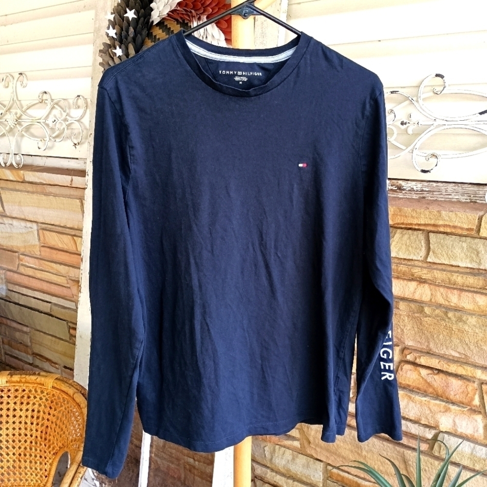 Tommy Hilfiger Blue Long Sleeve Tee_Med